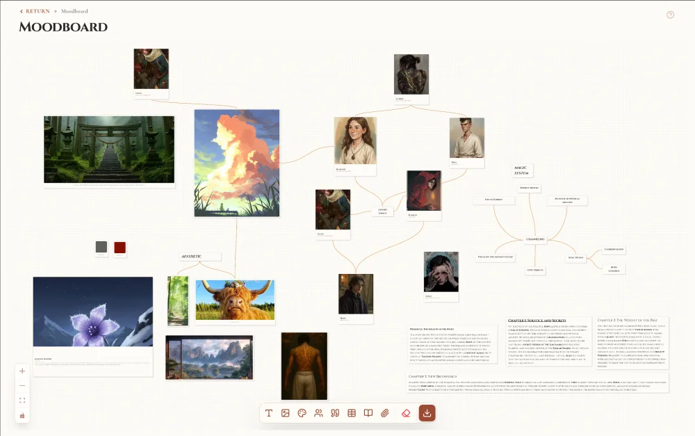 ForgeTales UI view